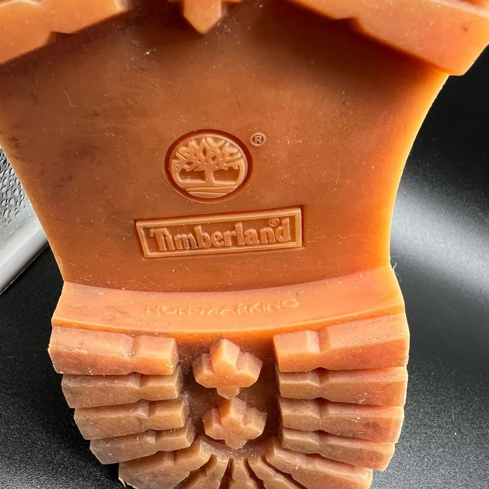 Timberland Premium Wheat Tan Boots Juniors/Kids Size 3.5 M  #12909 - Picture 6 of 11